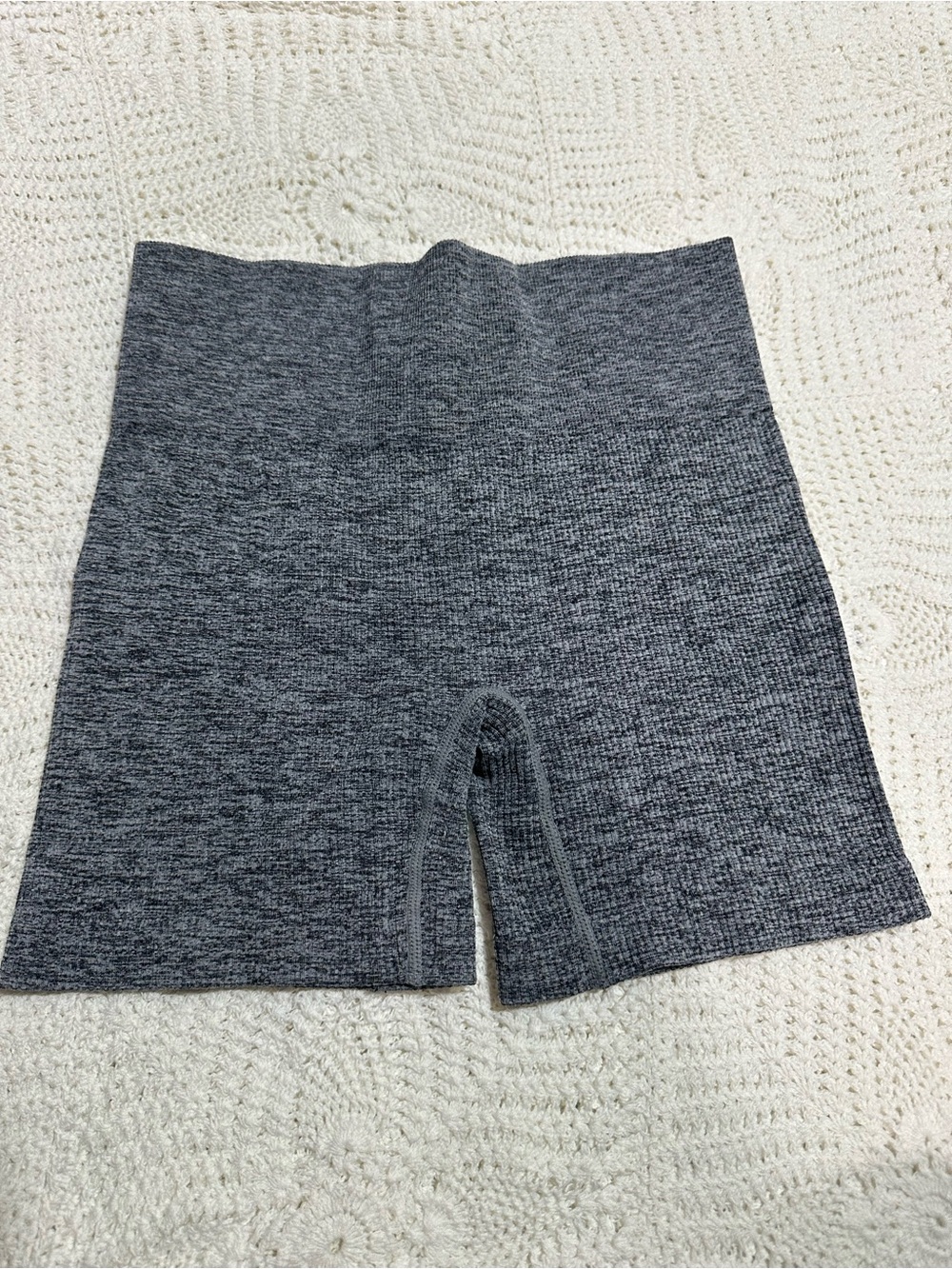 Colsie Heather Charcoal Seamless Bike Shorts
